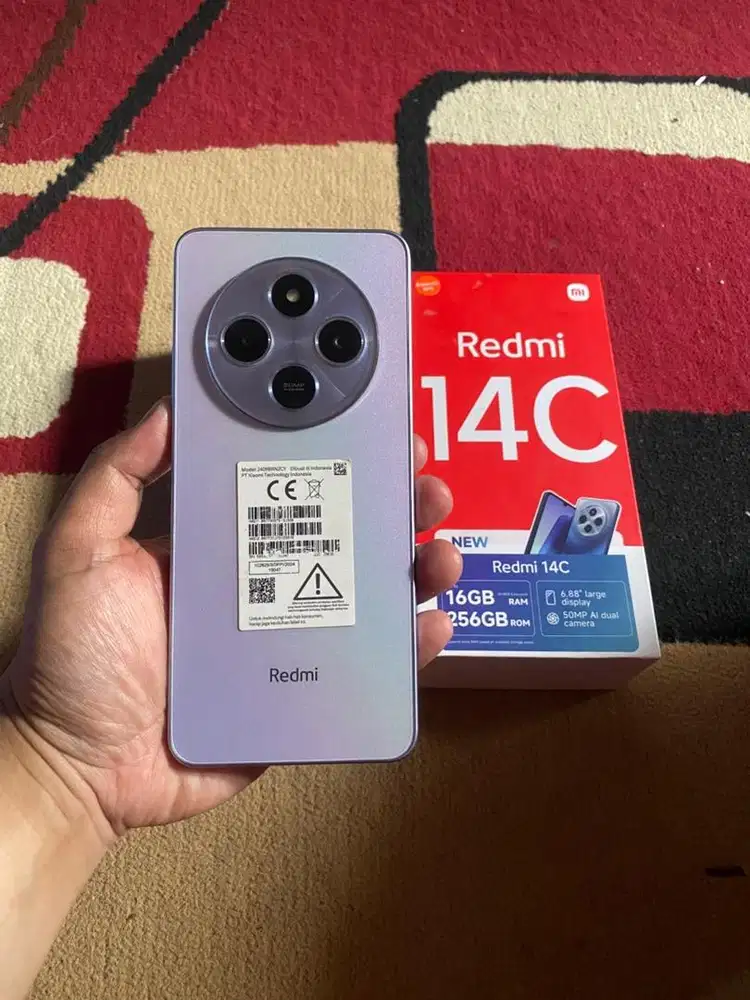 BISMILLAH REDMI 14C RAM 8/256 FULSET MULUS