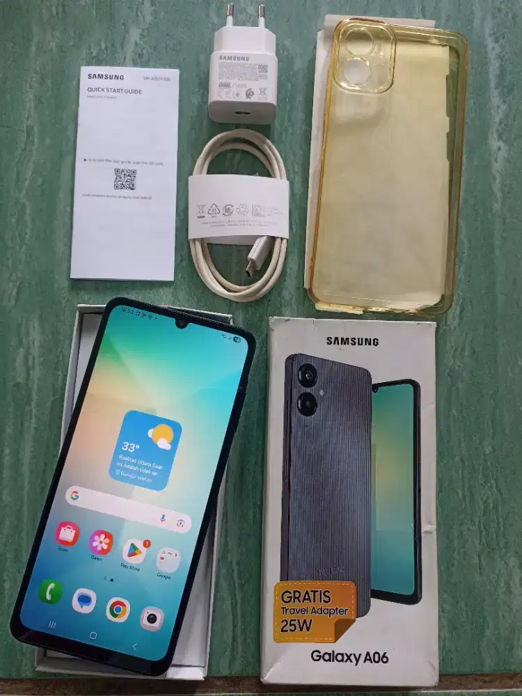 Hp Samsung Galaxy A06 Ram 4+4/64GB Fullset