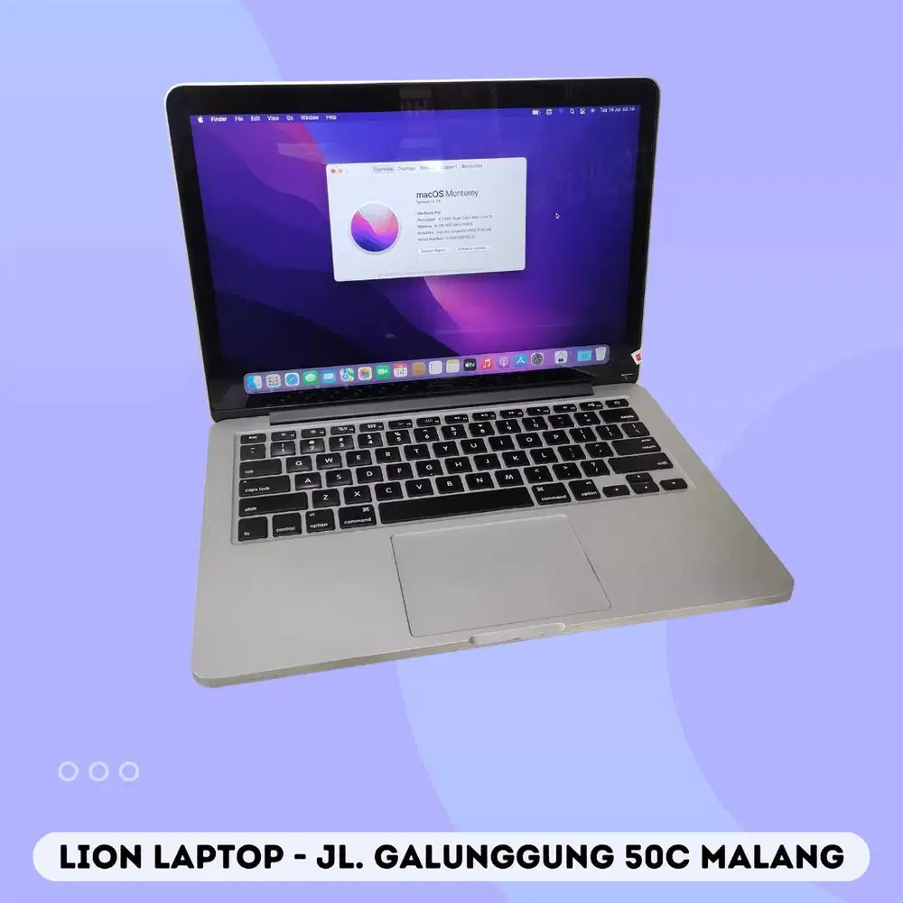 Macbook Pro Retina Core i5 Late 2013 Mulus [06|08]