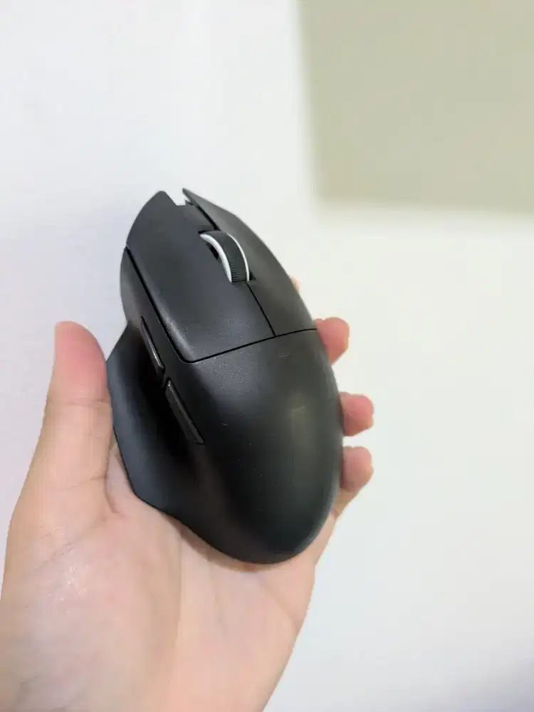 Vortexseries x Moxanic lumi g5 hitam wireless gaming mouse preloved