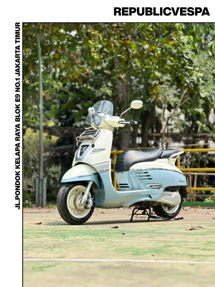 TERMURAH PEUGEOT DJANGO EVASION 150 TAHUN 2015 WARNA ROCKY BLUE