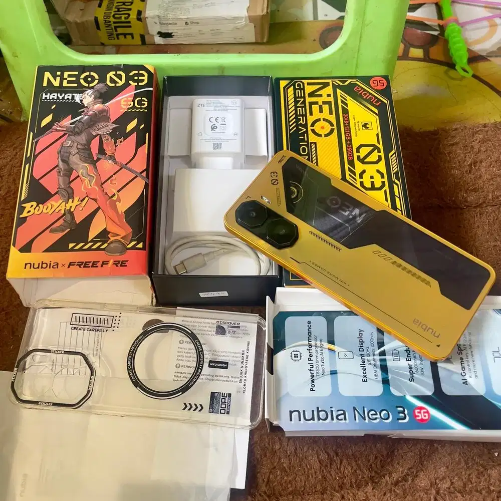 Nubia neo 3 ram 8 / 256 resmi fullset original okt 26