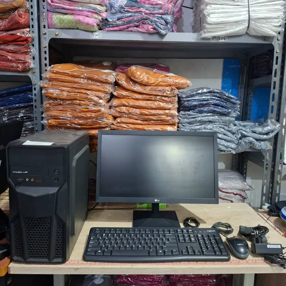 Jual Murah Paket Komputer Siap Pakai Fullset Monitor LG + CPU (04)