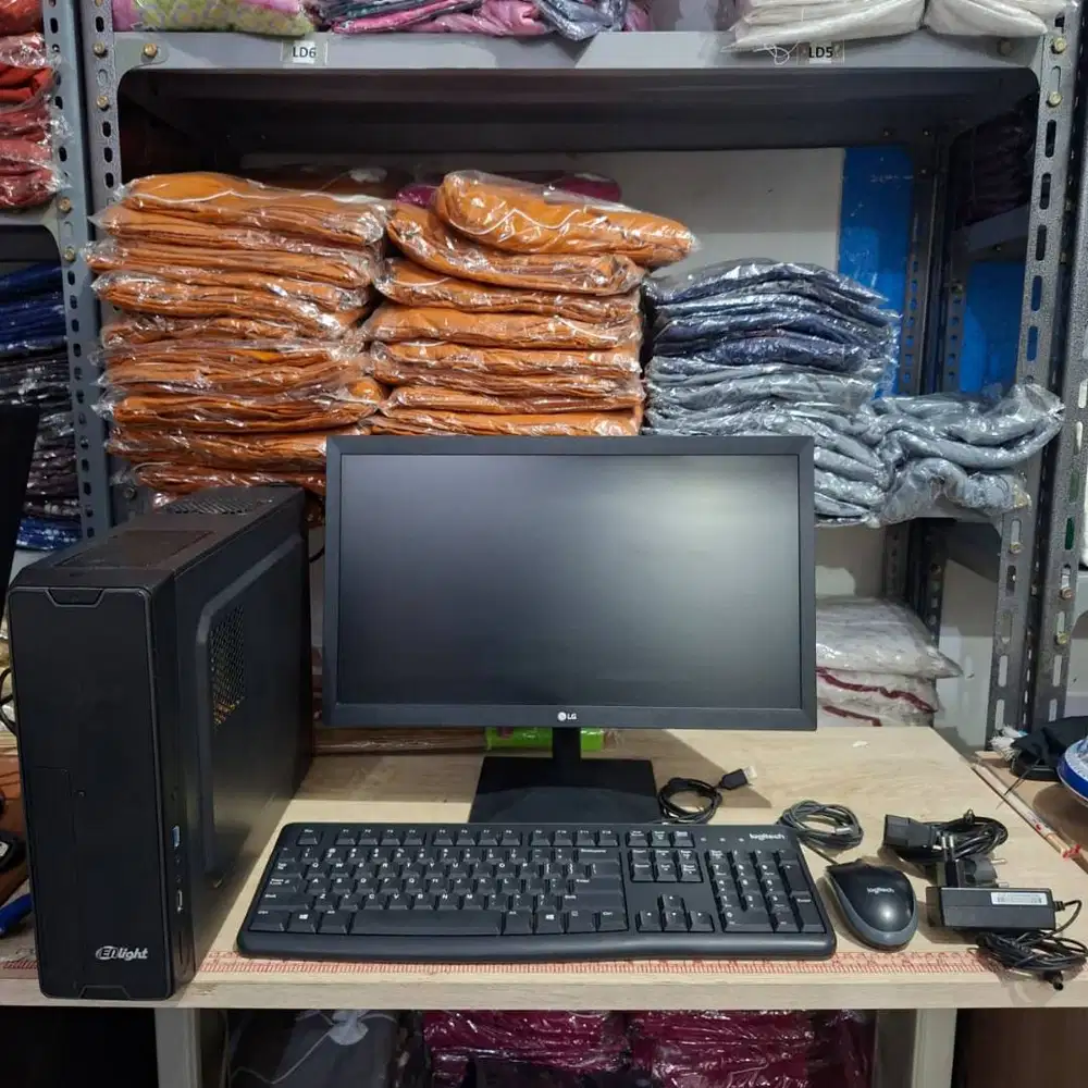 Jual Murah Paket Komputer Siap Pakai Fullset Monitor LG + CPU (05)