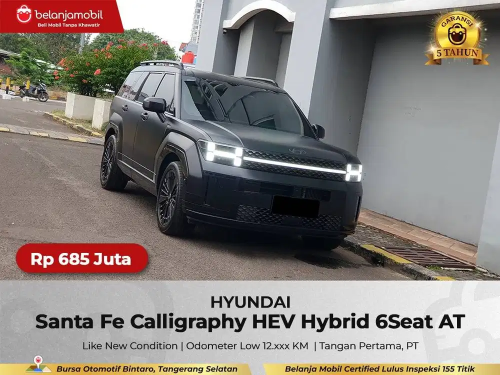 [ KM LOW ] Hyundai Santafe Santa Fe Calligraphy Hybrid 2024/2025