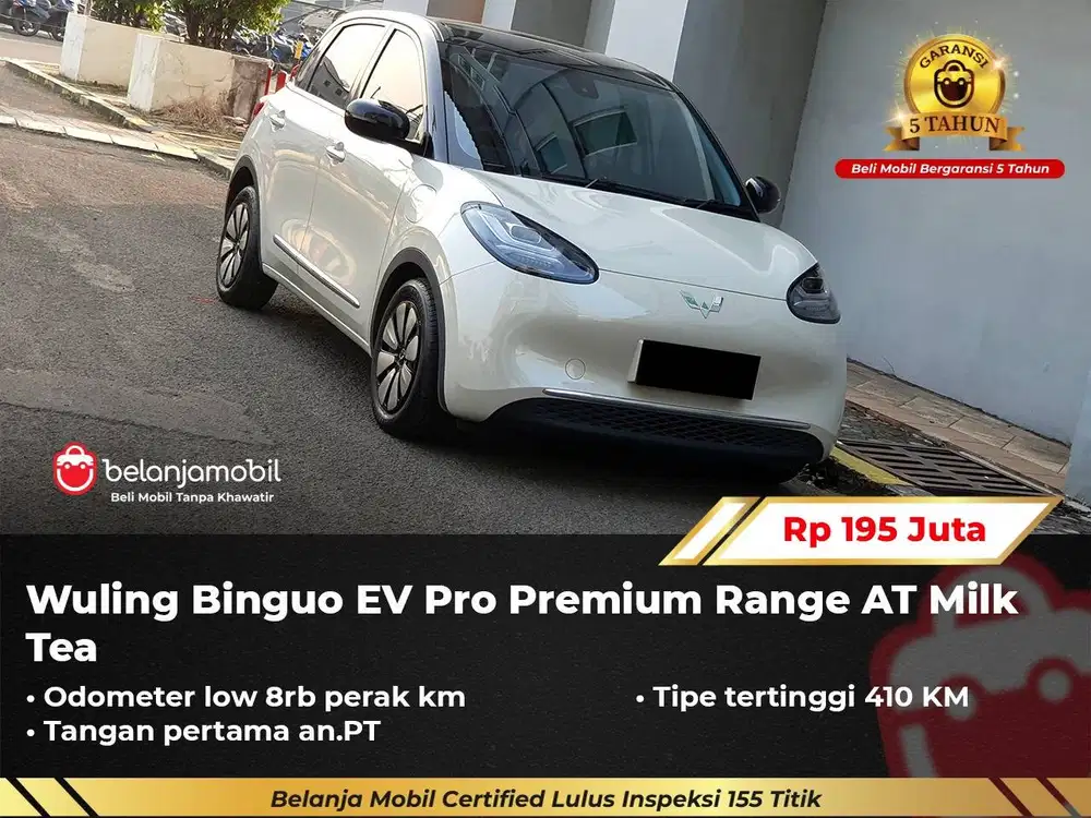 [ LOW KM 8RB ] Wuling Binguo EV Pro Premium Range 2024/2025