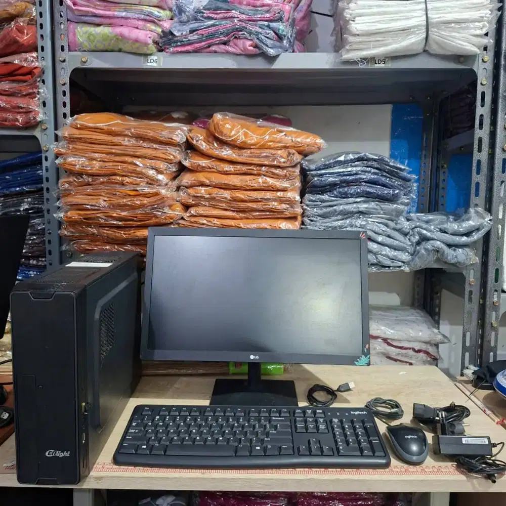 Jual Murah Paket Komputer Siap Pakai Fullset Monitor LG + CPU (06)