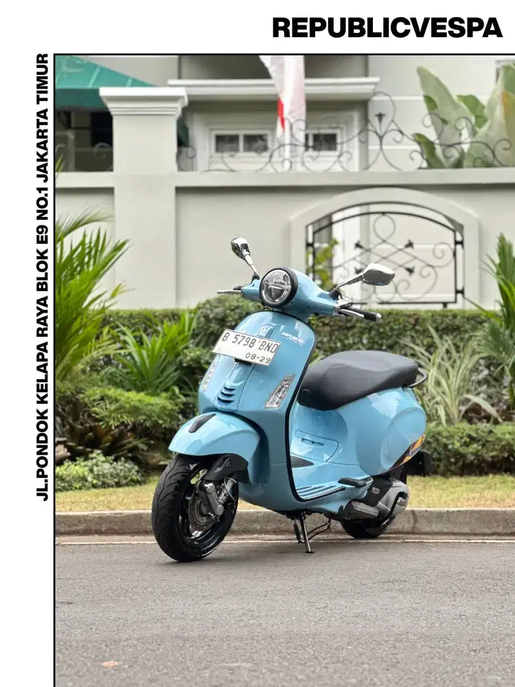 TERMURAH PIAGGIO VESPA PRIMAVERA S150 ABS NEW MODEL TAHUN 2024 BIRU