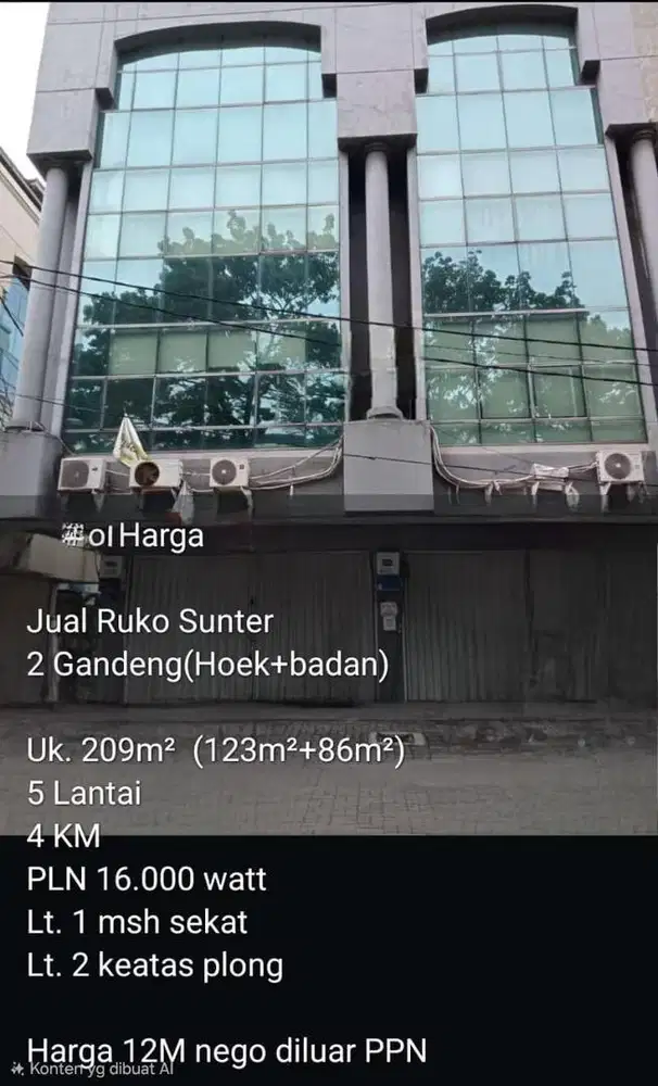 Ruko hoek gandeng