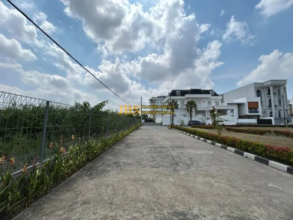 Kavling Hook Gandeng Dijual di Komplek Polonia Garden - Medan (Row Jalan Paling Luas)