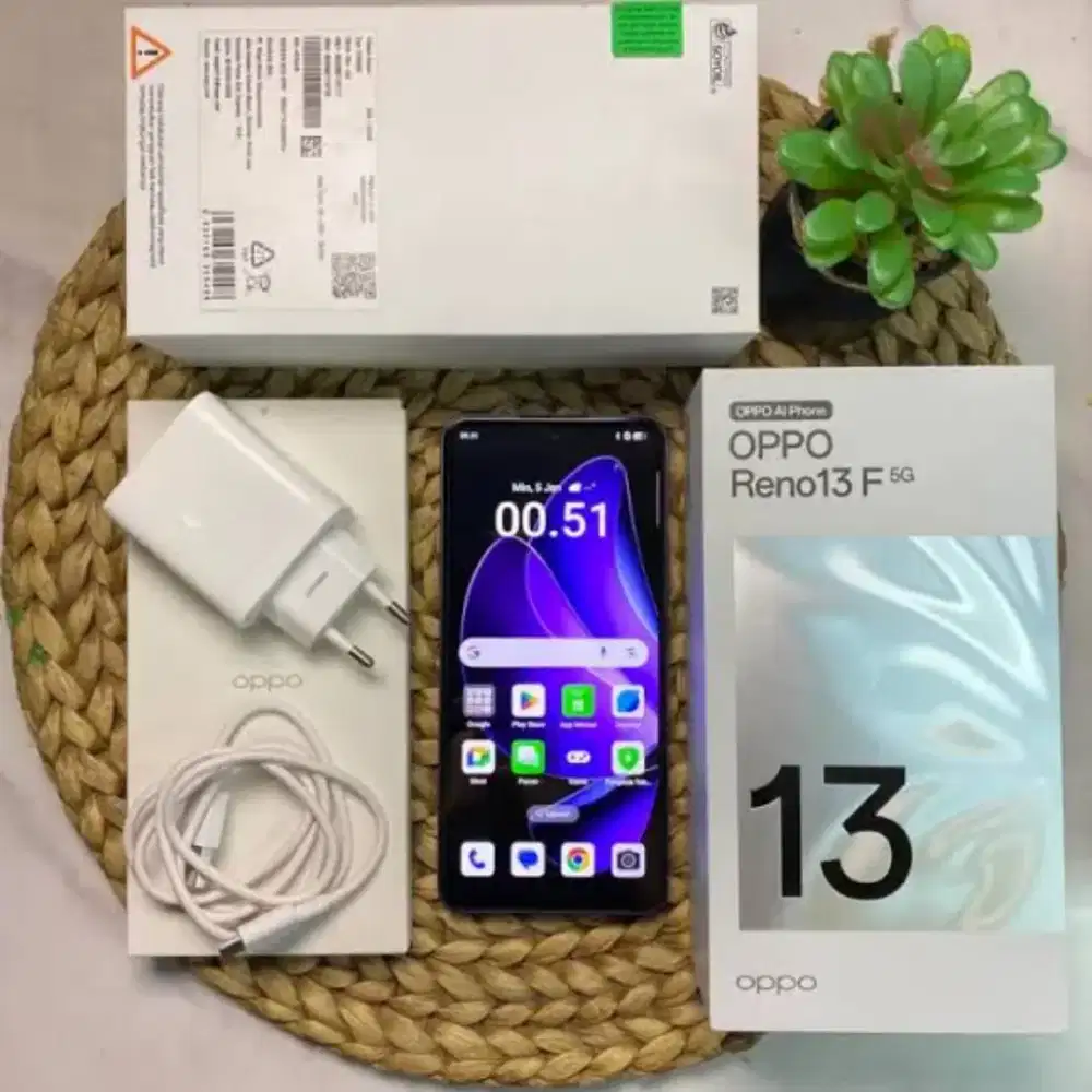 BUTUH CEPAT OPPO RENO 13F 5G RAM 12GB / 256GB 5G Duos AMOLED 6,67 50MP