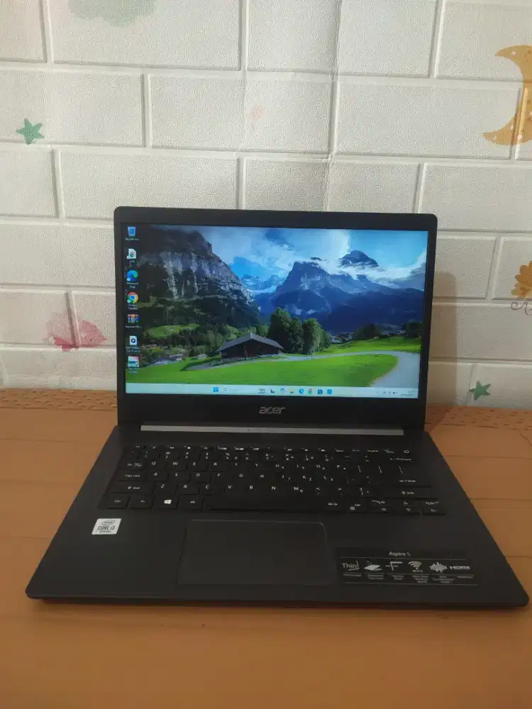 Dijual Laptop Acer A514 core i3 gen10 ram 4 ssd128