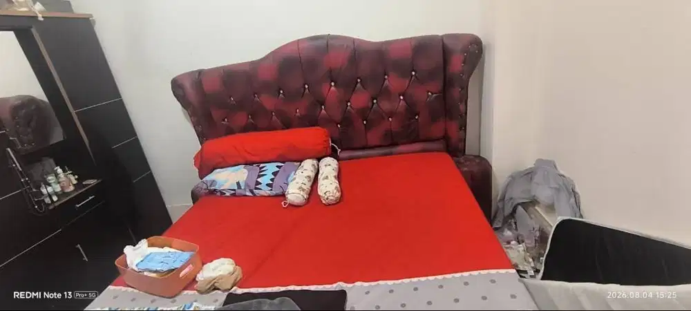springbed 160x200 + divan + matras merk quantum tebel 15cm
