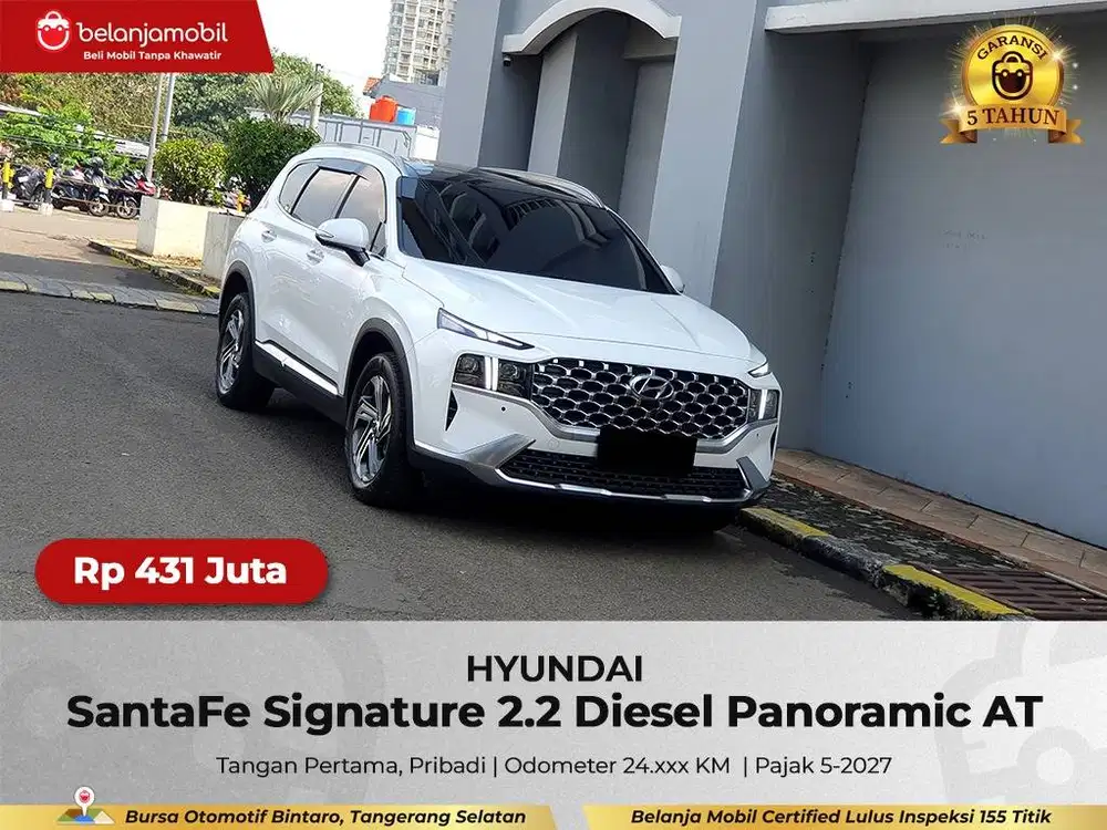 [GARANSI 5TH] Hyundai Santafe Santa Fe Signature 2.2 Diesel 2024/2025
