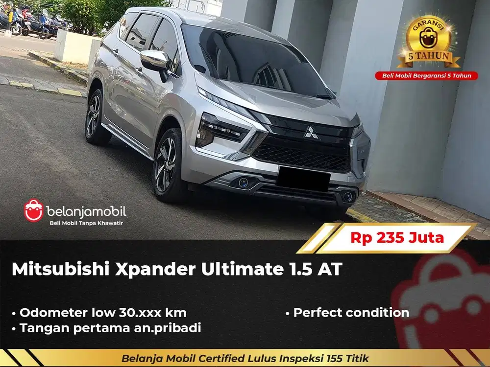[ GARANSI 5TH ] Mitsubishi Xpander Ultimate 1.5 AT 2022/2023