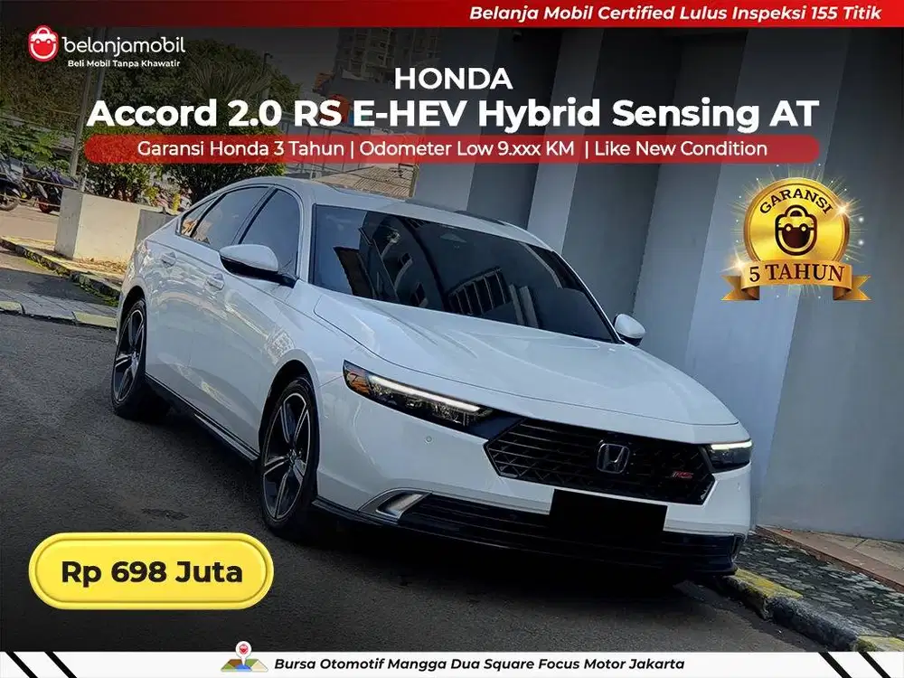 [ LOW KM 9RB ] Honda Accord 2.0 RS E-HEV Hybrid Sensing 2024/2025