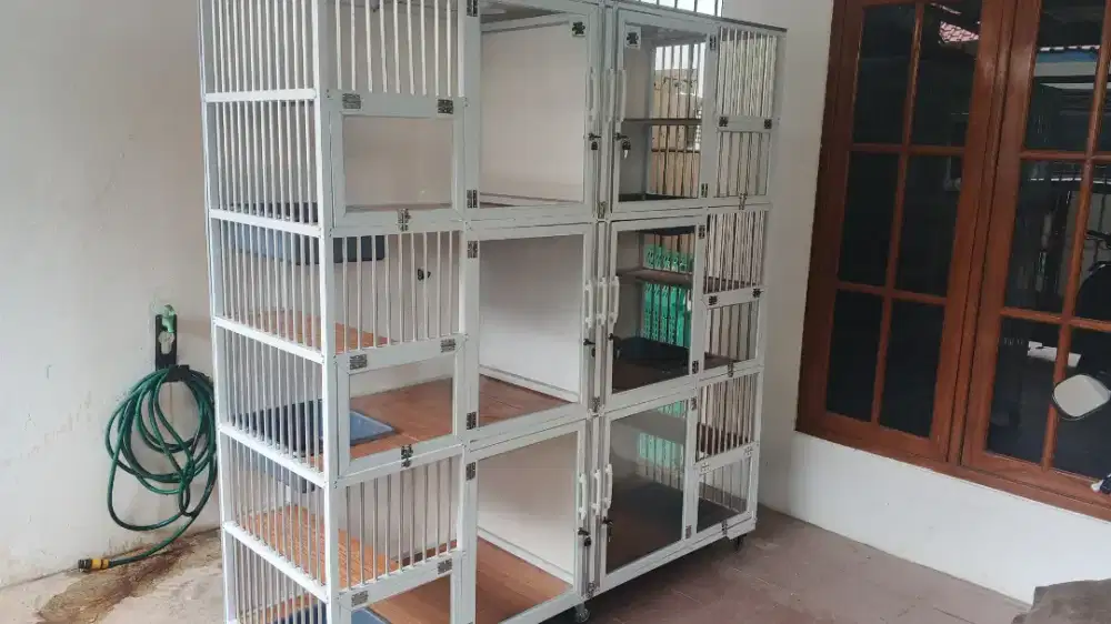 Kandang kucing 6 ruang Jumbo