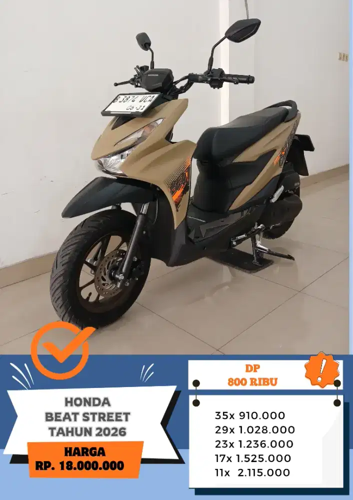 KM 600 PERAK!! HONDA BEAT STREET TAHUN 2026