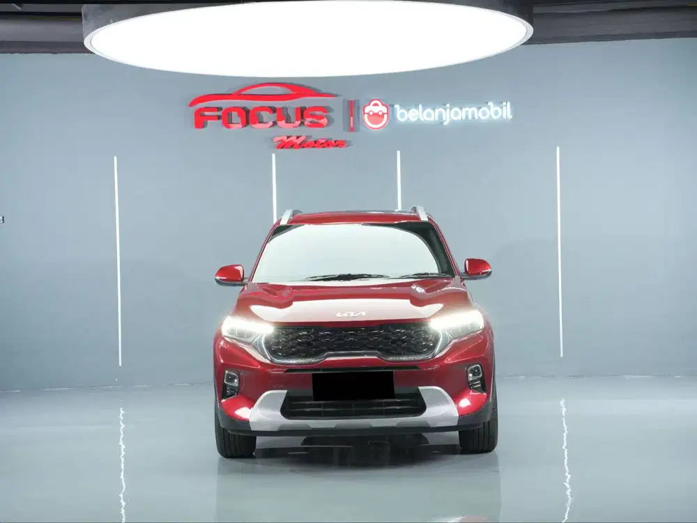 Kia Sonet 1.5 Dynamic Sunroof AT Merah Metalik 2022 Like New Low KM