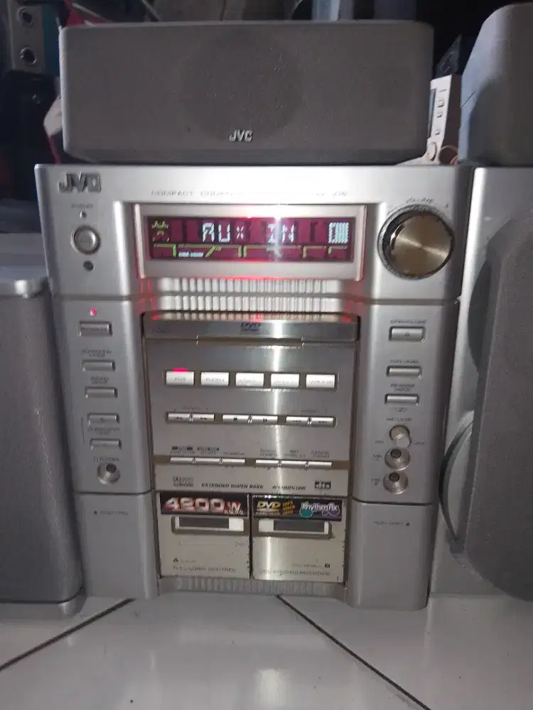 JVC Amplifier Home Theater 5.2, full ori, Aux & Radio ok, merk Japan