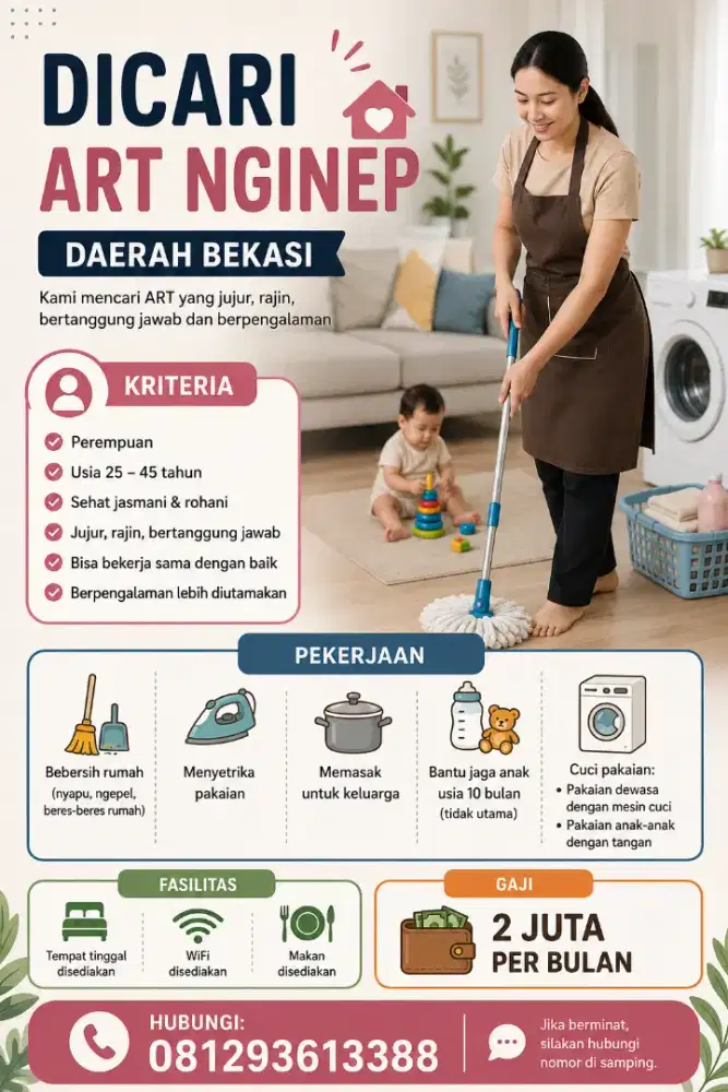 DICARI ART MENGINAP (Majikan Langsung)