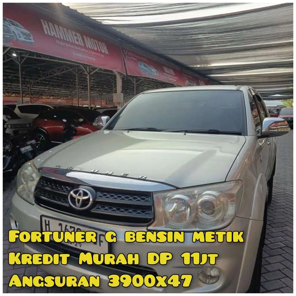 Fortuner G Luxury 2008 Bensin Metik Silver Metalik