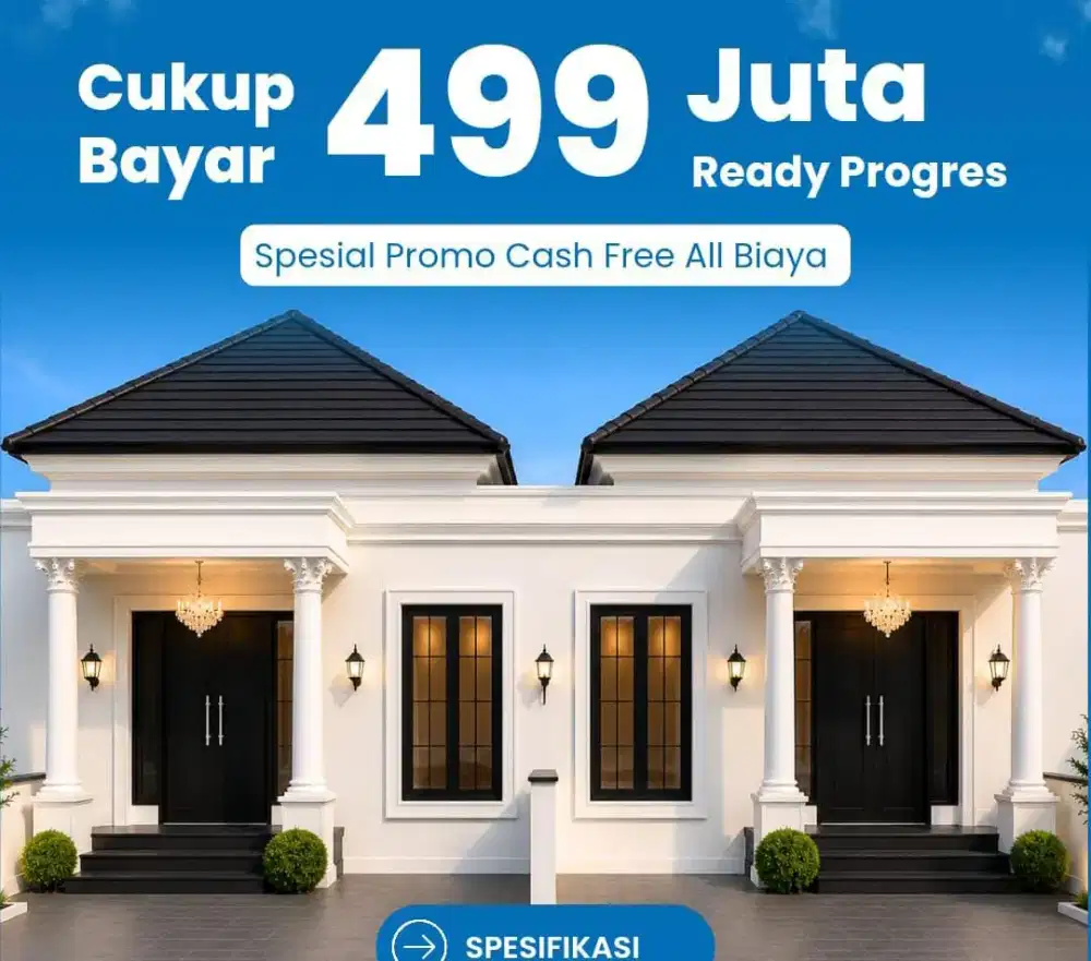 DI JUAL RUMAH BARU DI PEDURUNGAN TENGAH