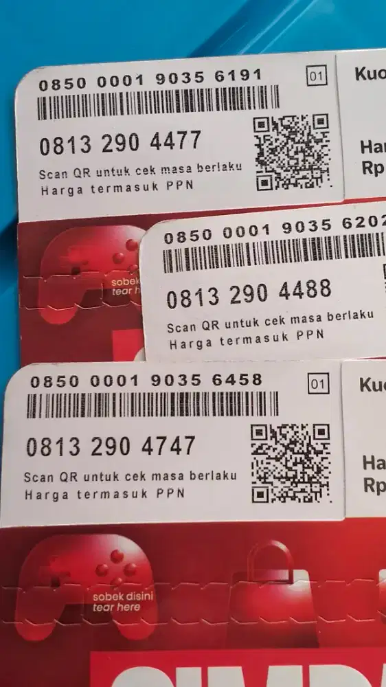 11 DIGIT KARTU TELKOMSEL ISI  KUOTA 3 GB NASIONAL.