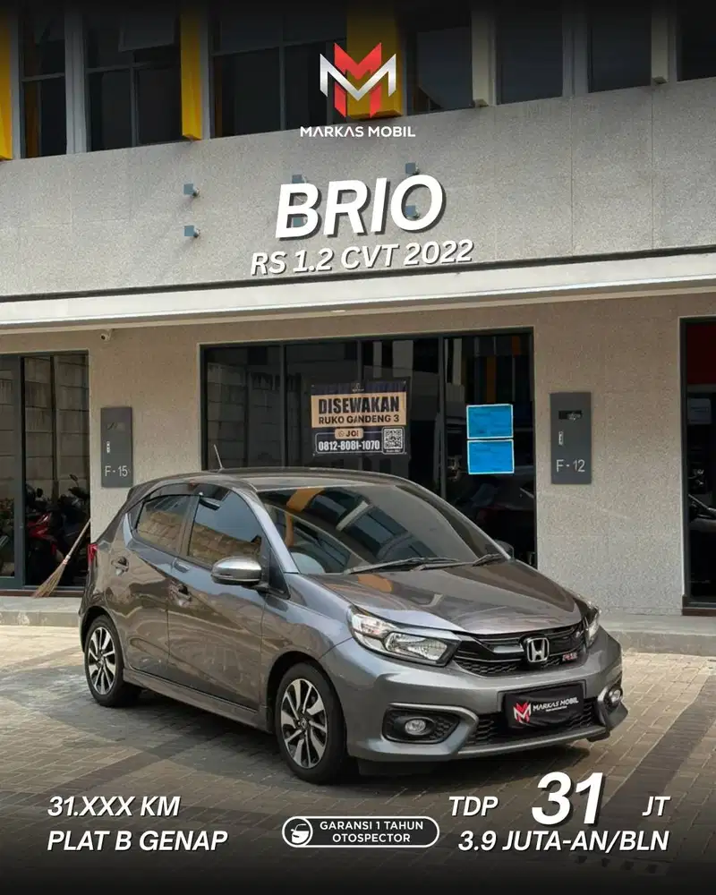 Honda Brio RS CVT 2022