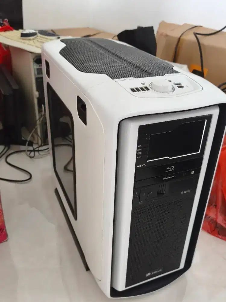 Jual casing Corsair 600T, Nzxt display, Pioneer Bdrw, Hd rack bekas