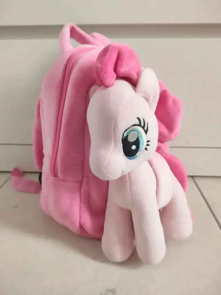 TAS RANSEL ANAK CEWE BONEKA UNICORN bisa dicopot