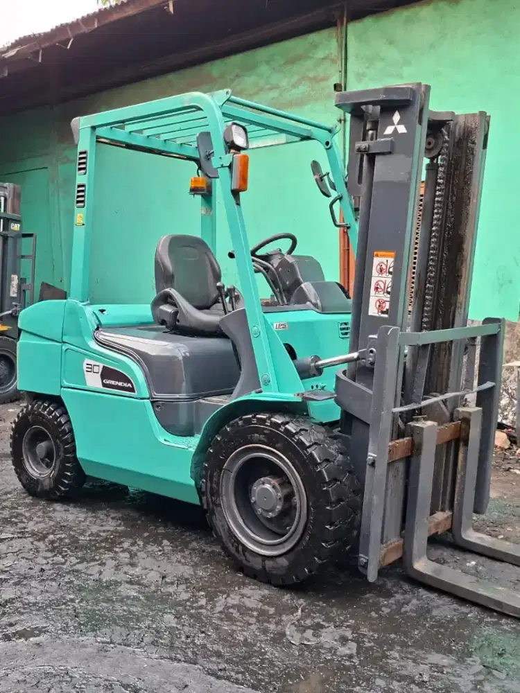 Forklift Mitsubishi 3 Ton,Manual,Tiang 3 Meter,Mesin S4S,Tahun 2020