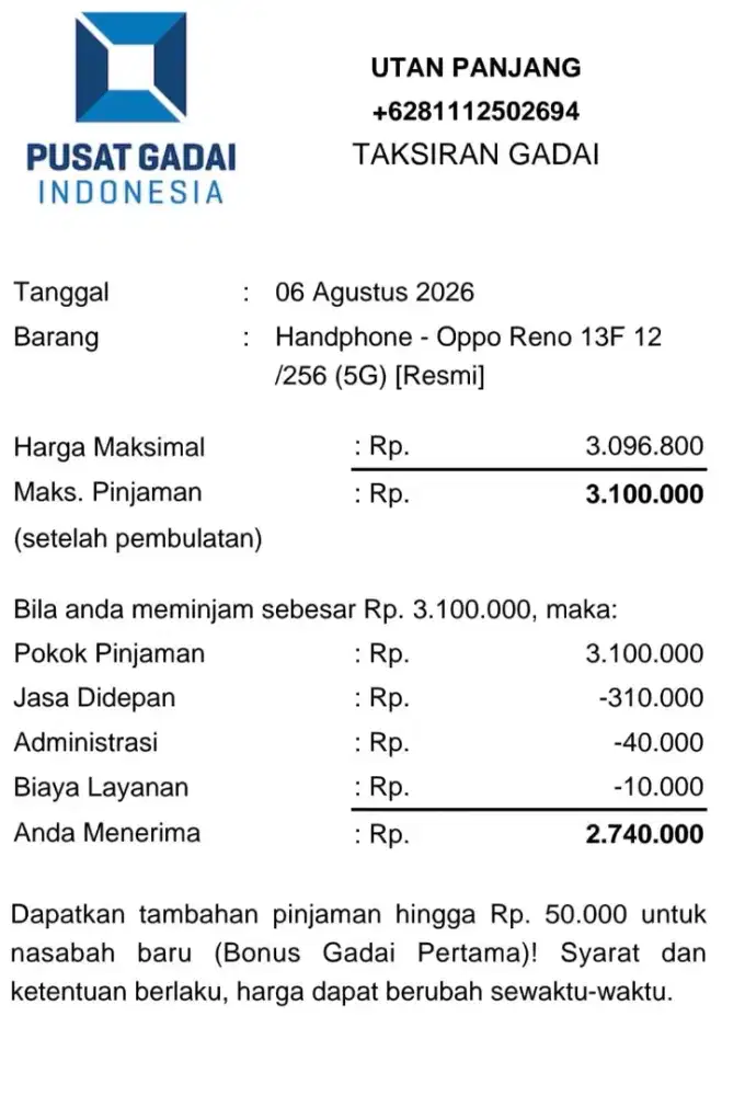 BUTUH CEPAT OPPO RENO 13F 5G RAM 12GB / 256GB 5G Duos AMOLED 6,67 50MP