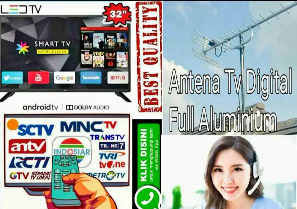 Promo Paket Pasang Antena TV Dan Instalasi Rapih