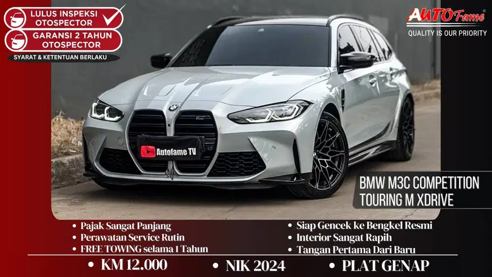 BMW M3C Competition Touring M xDrive NIK 2024 Curved Display Instrumen