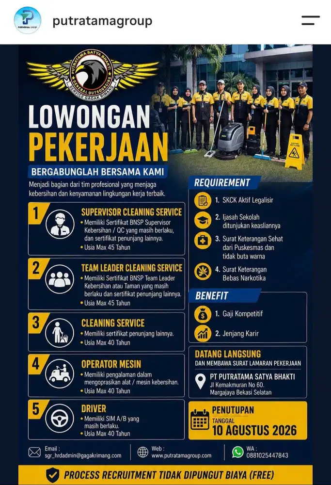 INFORMASI LOWONGAN