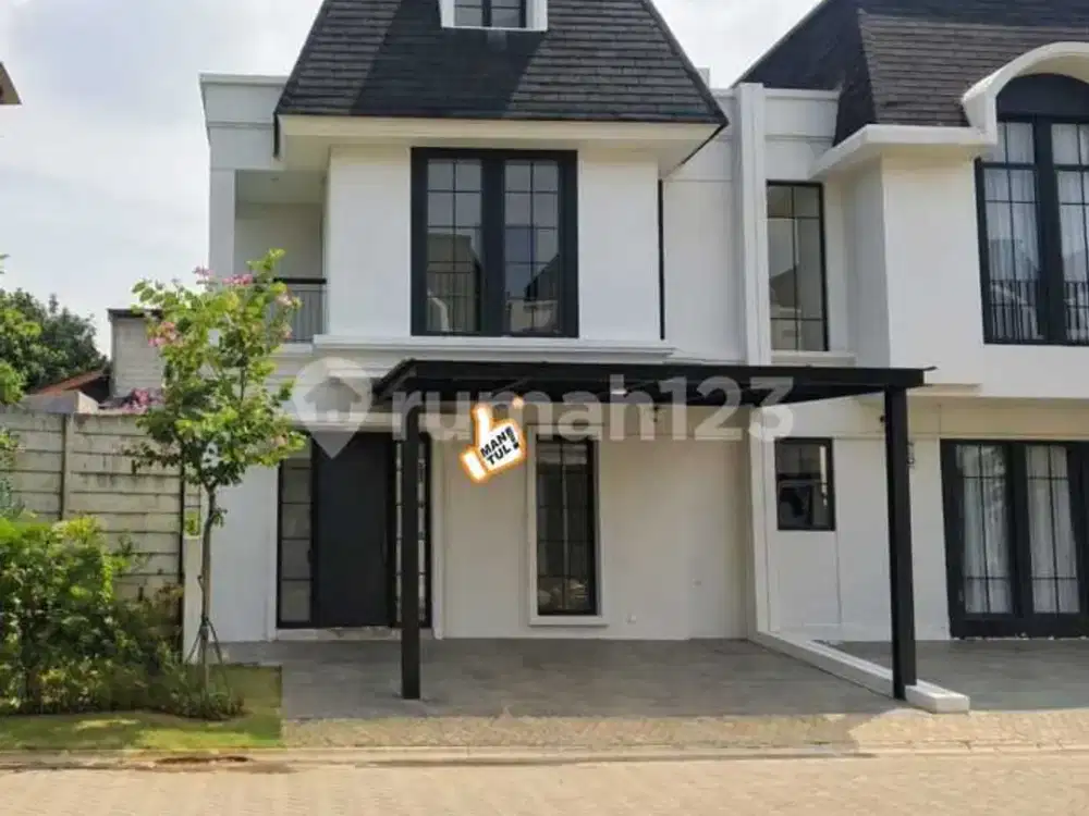 Rumah Baru Siap Huni Samping Taman di Citra Garden Bintaro.
