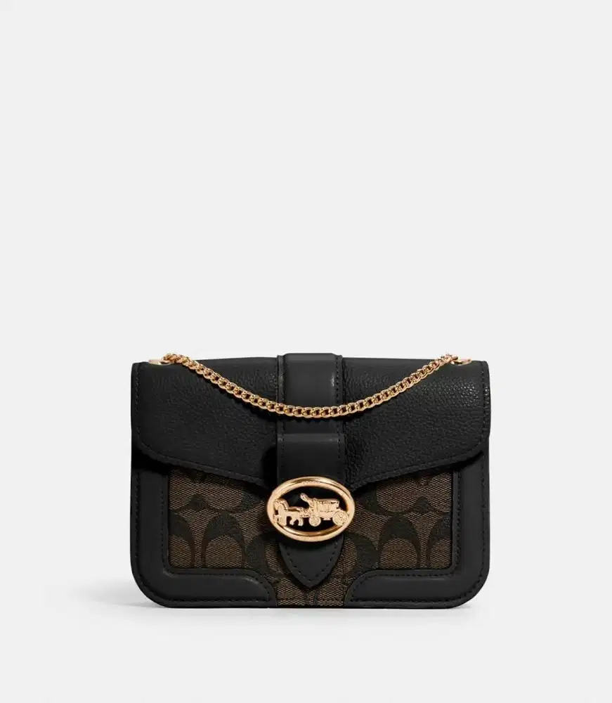 Coach georgia crossbody in signature canvas