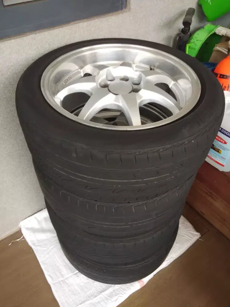 Velg Jacknife Japan R 16 double pcd 4 x 100/114 et. 42  Lebar 7
