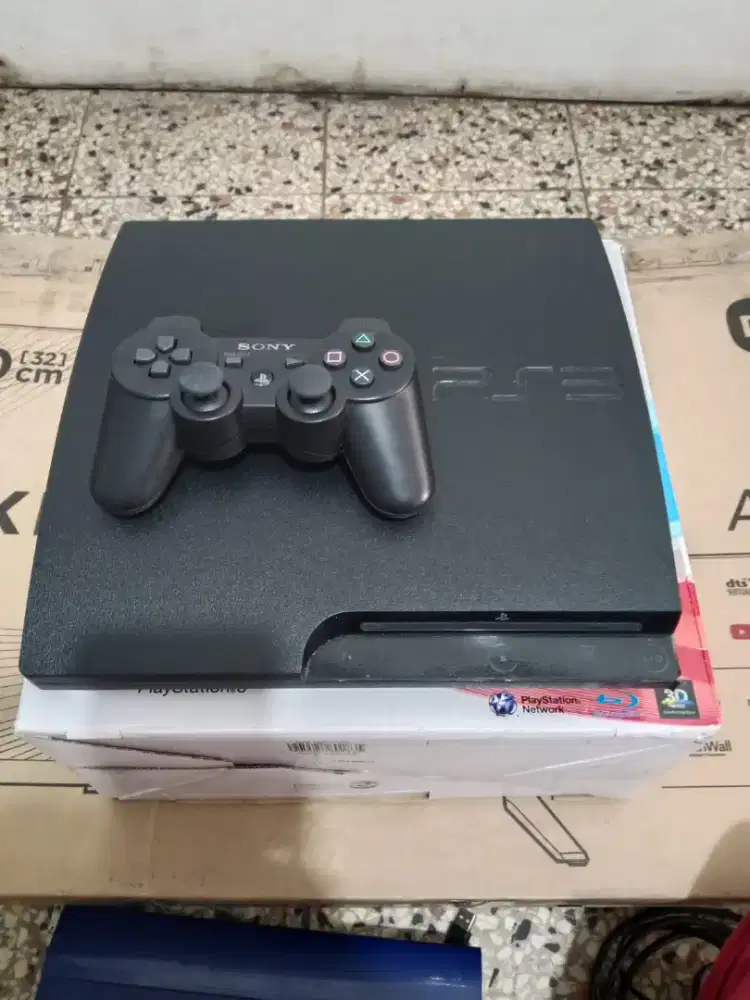 PS3 Seri 25 500GB Murah Slim Fullgame Superslim 30 Bekas Second Seken