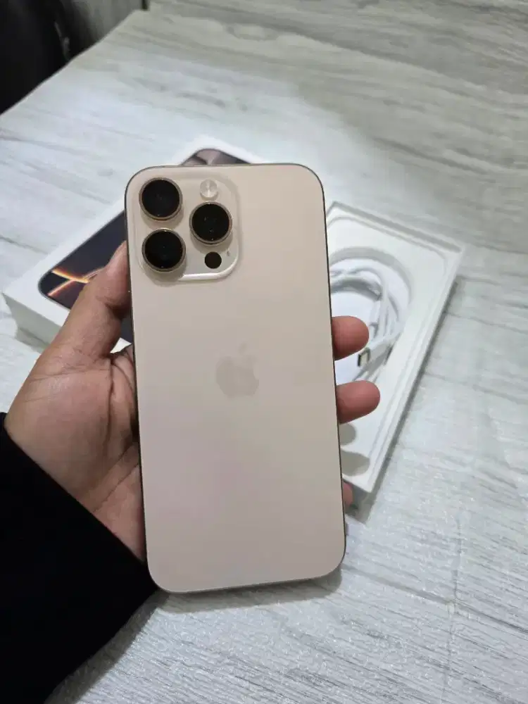 IPHONE 16 PROMAX 256GB DESSERT RESMI IBOX