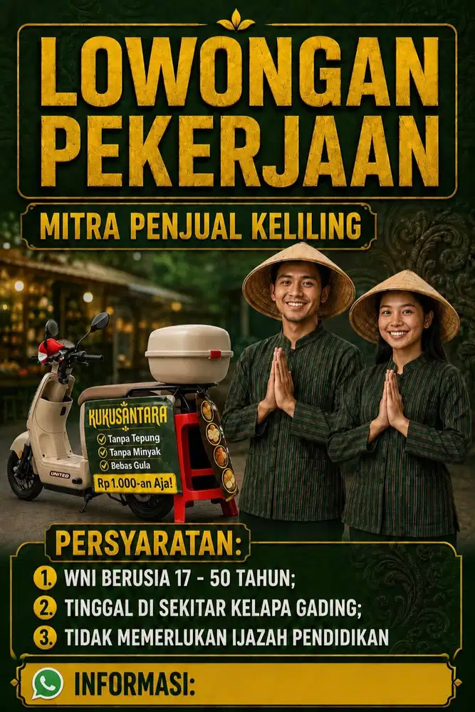 Lowongan Kerja Mitra Penjual Keliling- Kelapa Gading