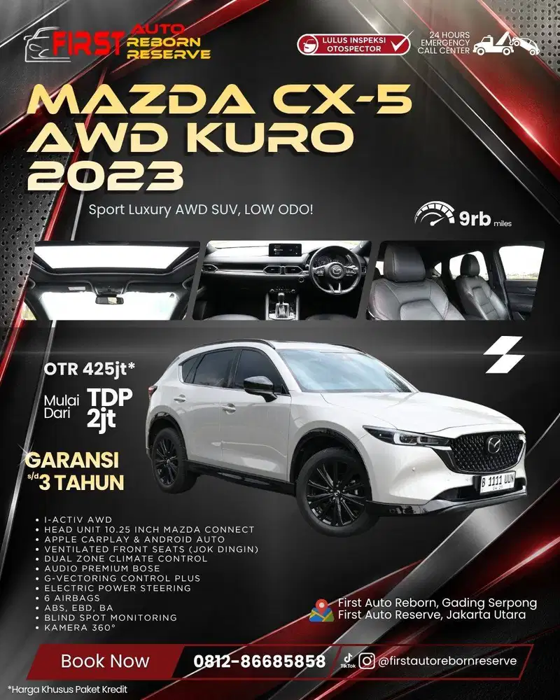 (TDP2jt) Mazda CX-5 AWD Kuro 2023