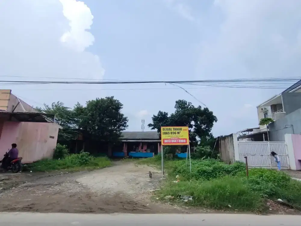 JUAL TANAH LT 896 LOKASI STRATEGIS DI BEKASI TIMUR, JL. ASEM RAYA, MUSTIKAJAYA, BEKASI TIMUR