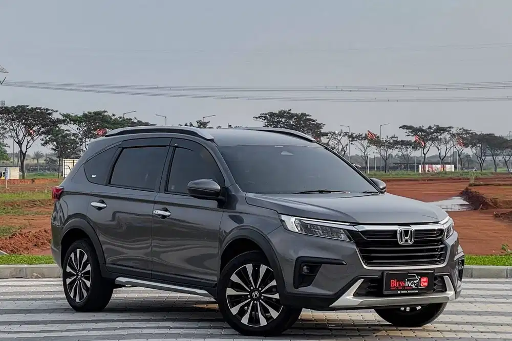 Honda BRV BR-V 1.5 Prestige Sensing CVT 2022 Abu abu. FULL RECORD!!!