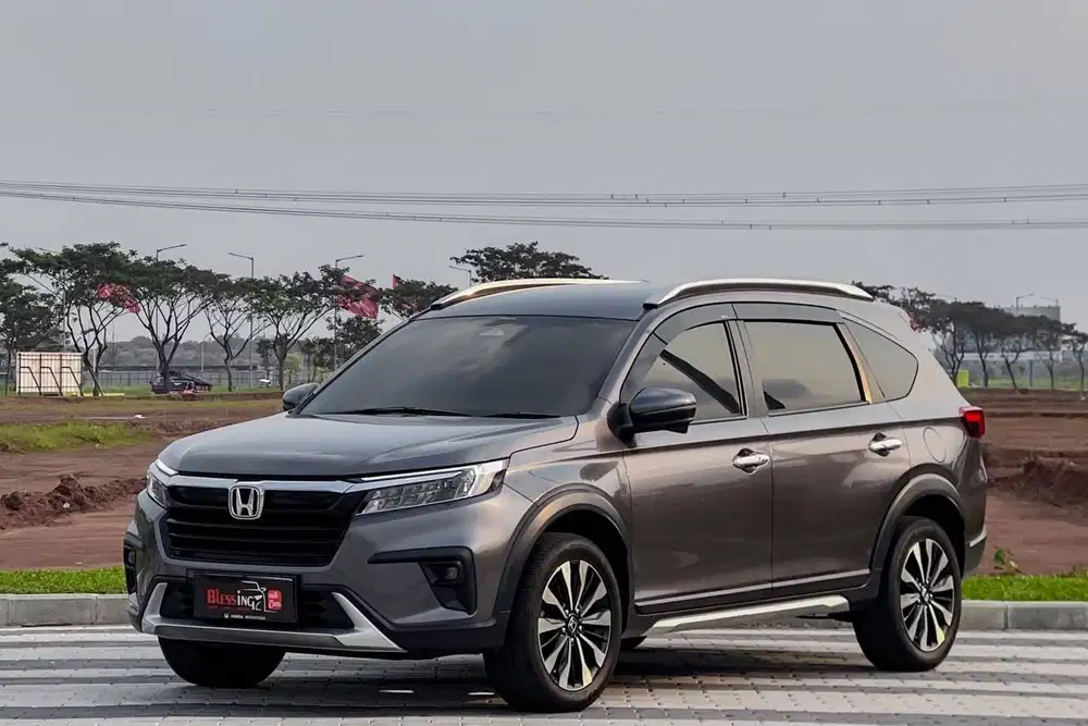 Honda BRV BR-V 1.5 Prestige Sensing CVT 2022 Abu abu. FULL RECORD!!!