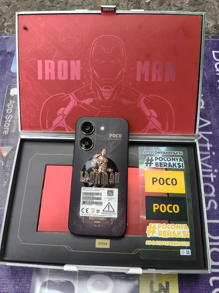 Poco x8pro edisi iron man