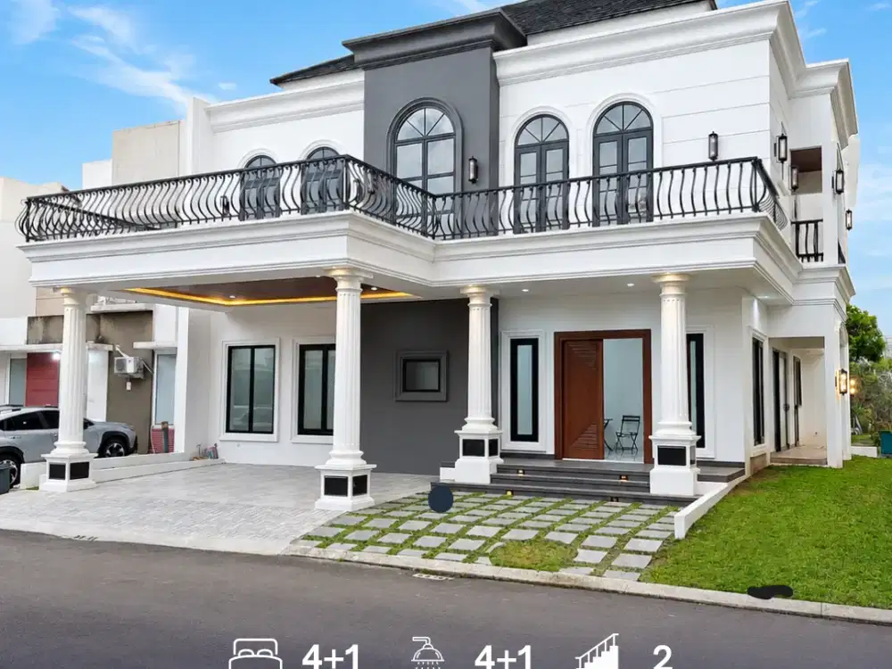 Rumah Luas Posisi Hook di Kawasan The Icon BSD City