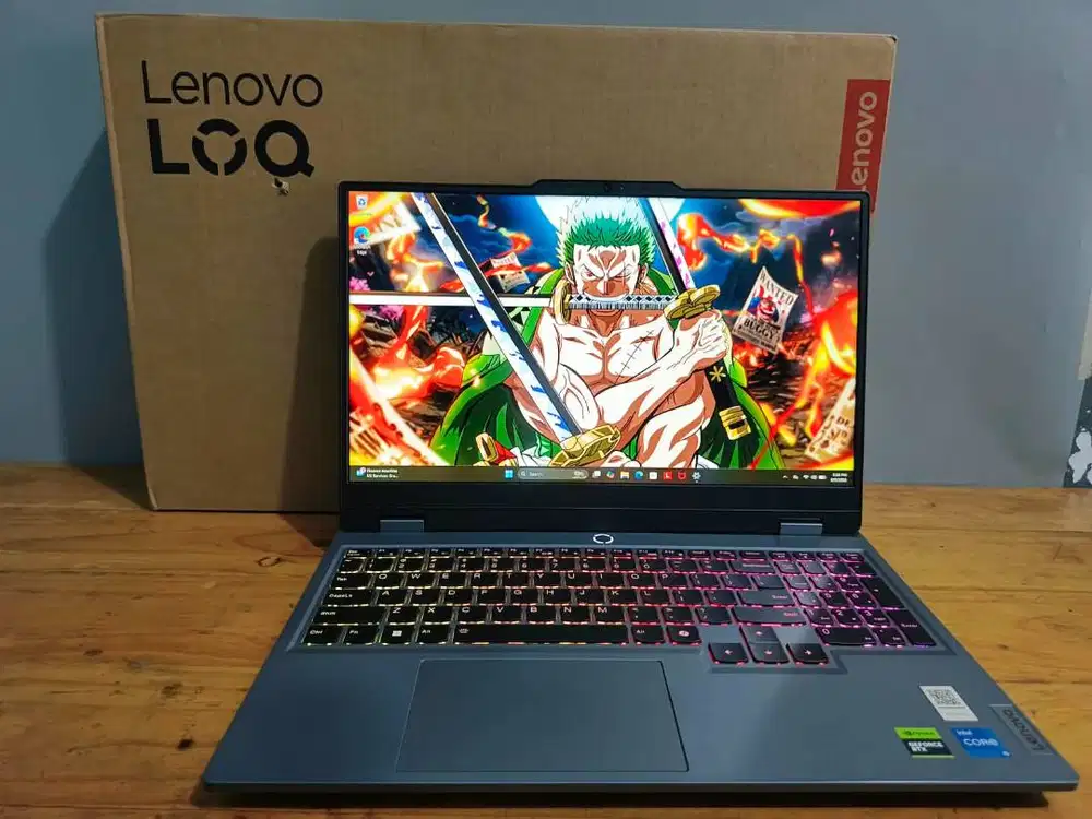 Lenovo LOQ 15IRX9 i5-13450HX RAM 12GB RTX 3050 6GB Garansi 2027