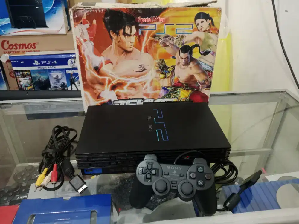 PS2 Fat 160GB Fullgame Hdd Tebal Hardisk Matrix Murah Seken Bekas Fet
